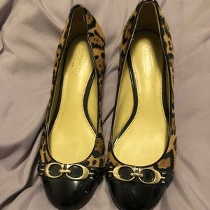 Coach Leopard Pumps